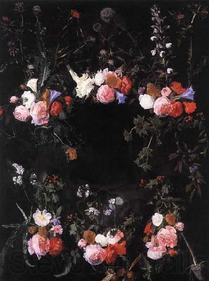 unknow artist Garland of Flowers